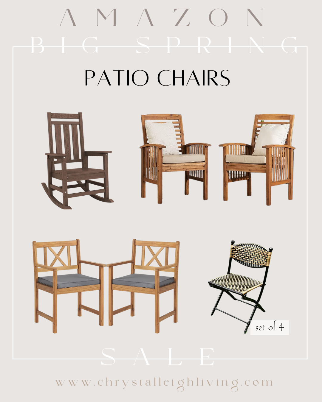 Patio Chair Spring Sale Collection